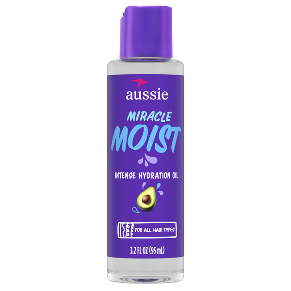 Aussie For Dry Hair – Miracle Moist Intense Hydration Oil with Jojoba Oil