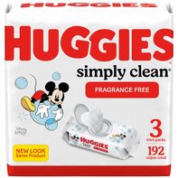 Huggies Simply Clean Unscented Baby Wipes️