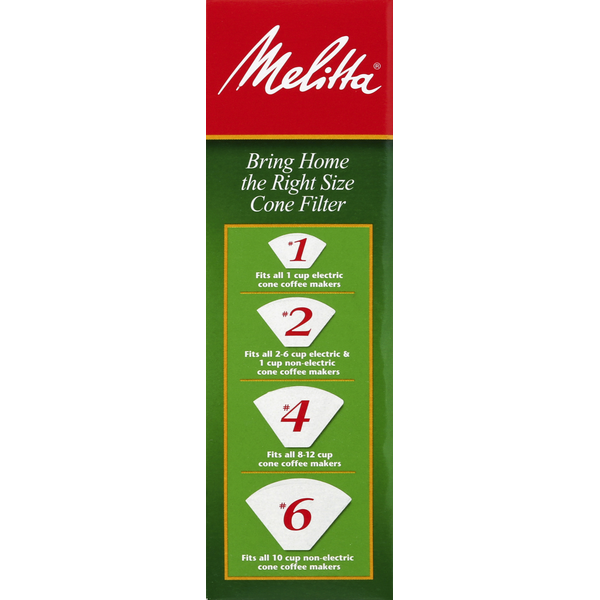 Melitta Coffee Filters, No.2, Super Premium