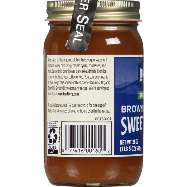 Lundberg Family Farms Syrup, Organic, Brown Rice