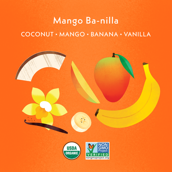 Once Upon a Farm Organic & Dairy-Free Coconut Melts Mango Ba-nilla
