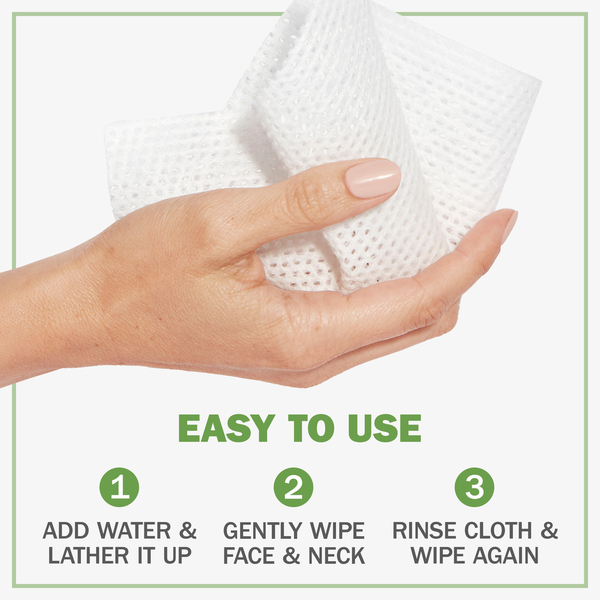 Olay Daily Facials Sensitive Cleansing Cloths, Fragrance-Free