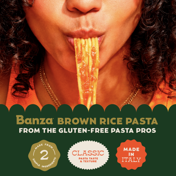 Banza Brown Rice Elbows Pasta - Gluten Free, Non GMO, Made In Italy