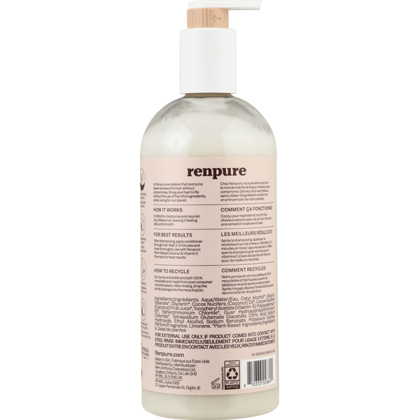 Renpure Moisturize and Replenish Coconut & Vitamin E Conditioner