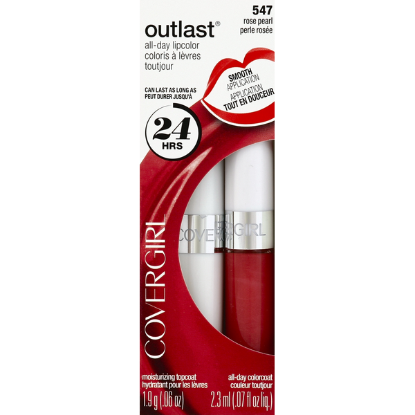 COVERGIRL Rose Pearl Outlast All day Moisturizing Lip Color