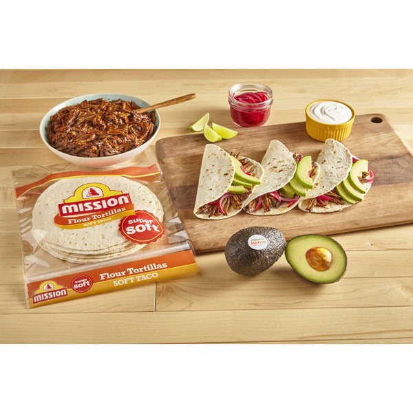 Mission Super Soft Soft Taco Flour Tortillas