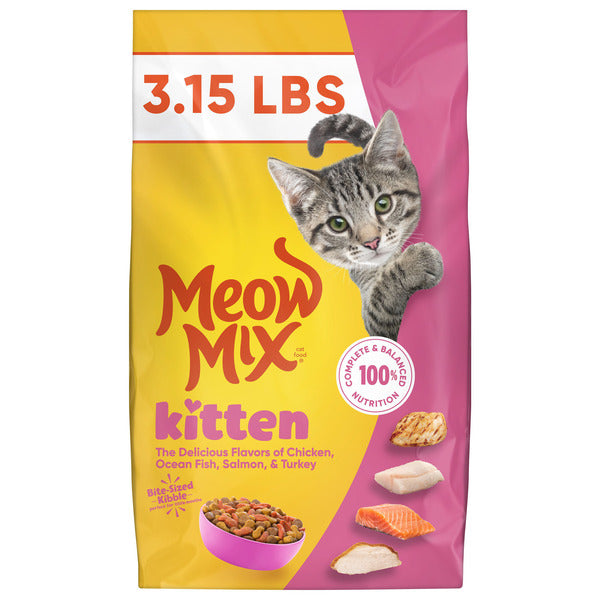 Meow Mix Kitten Li’l Nibbles Dry Cat Food for Kittens