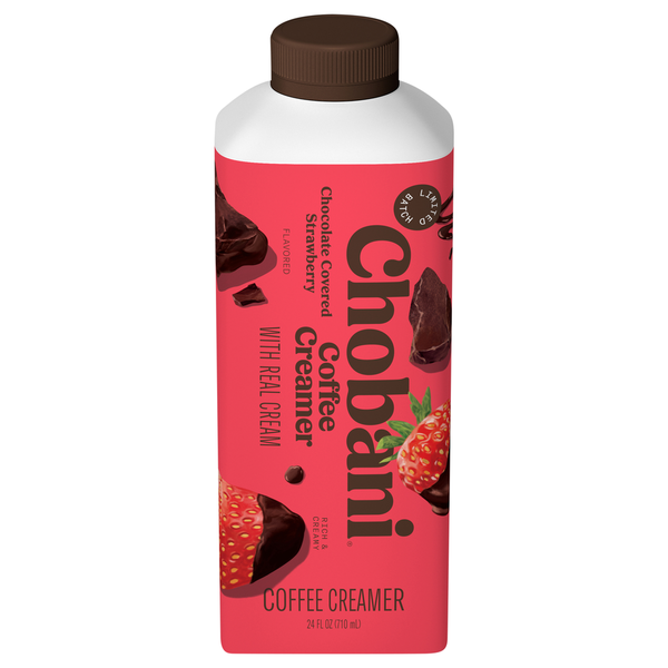 Chobani Chocolate Covered Strawberry Coffee Creamer with Real Cream