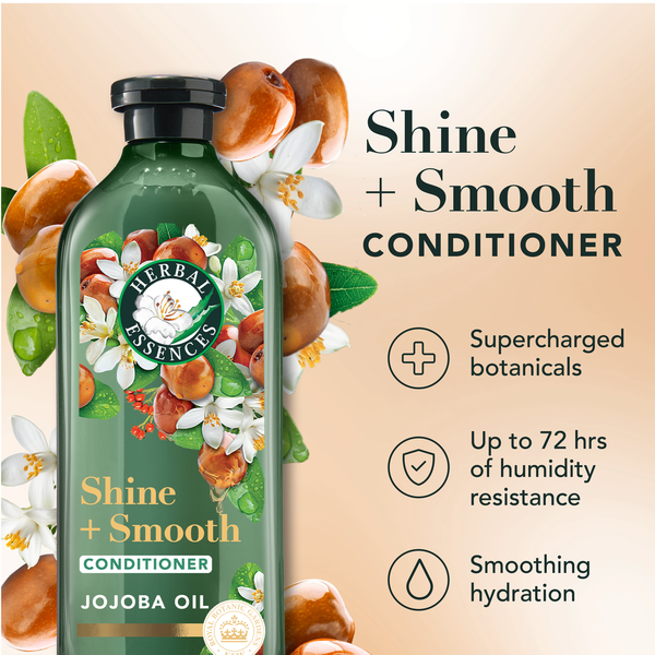 Herbal Essences Sulfate Free Jojoba Oil Conditioner, Smoothing Air Dry Conditioner