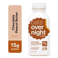 Oats Overnight Chocolate Peanut Butter Shake️