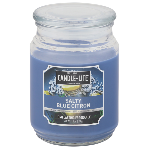 Candle-lite Salty Blue Citron Candle