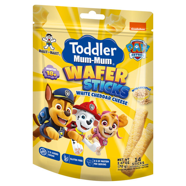 Toddler Mum-mum White Cheddar Cheese 18+ Months Wafer Sticks