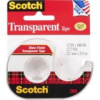 Scotch Transparent Tape 1/2"️