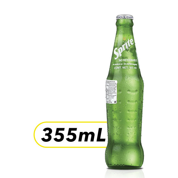 Sprite Lemon-Lime Caffeine Free Soda Glass Bottle