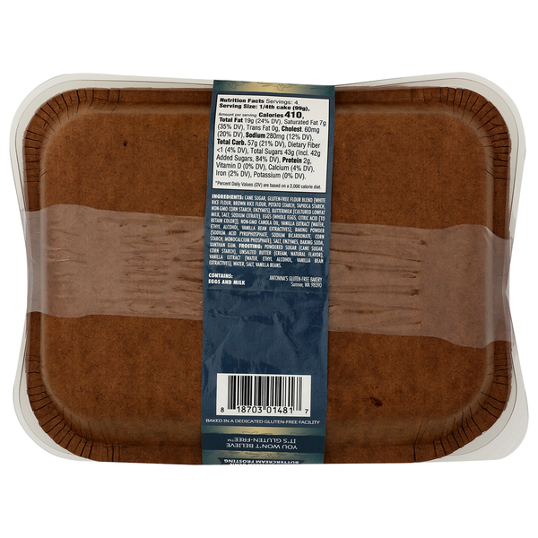 Antonina's Gluten-free Bakery Cake Mini Sheet Very Vanilla Gf, 14Oz, 9Pk