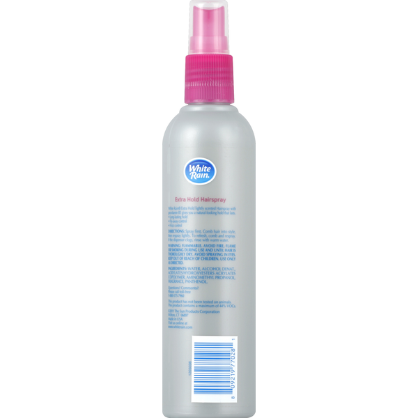 White Rain Hairspray, Scented, Extra Hold