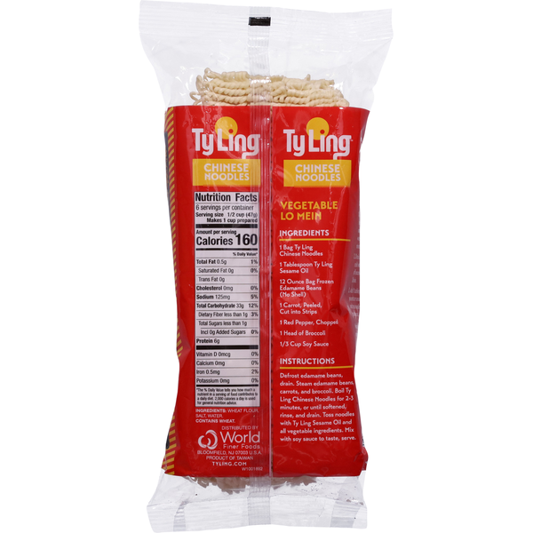 Ty Ling Noodles, Chinese