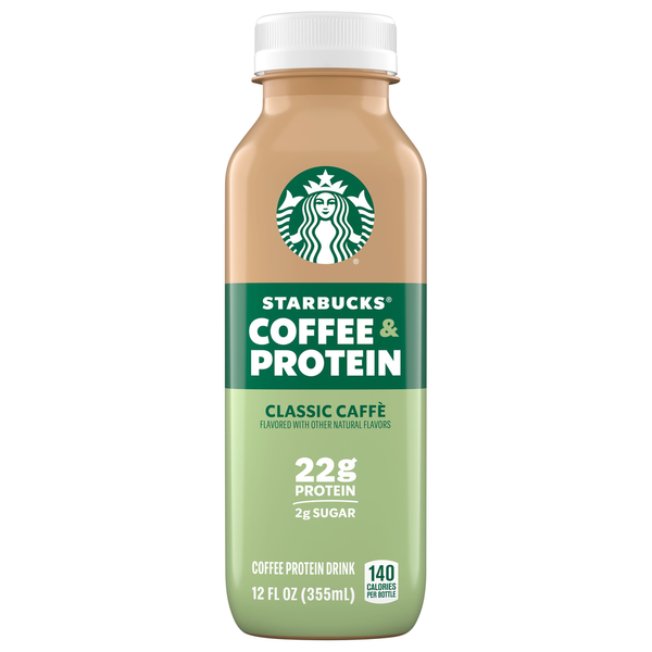 Starbucks Coffee & Protein Classic Cafe Iced Coffee Bottle