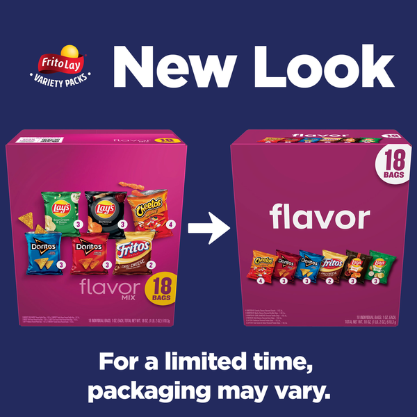 Frito Lay Snacks Flavor Mix Variety Packs