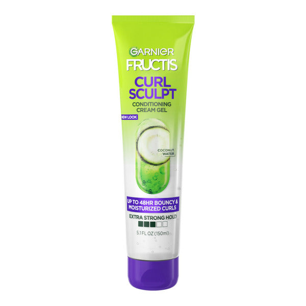 Garnier Curl Sculpt Conditioning Cream Gel, Coconut Water, For Curly Hair