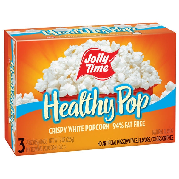 Jolly Time Healthy Pop Crispy 'n White Microwave Popcorn