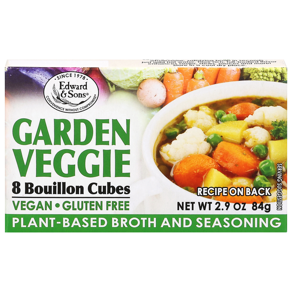Edward & Sons Garden Veggie Bouillon Cubes