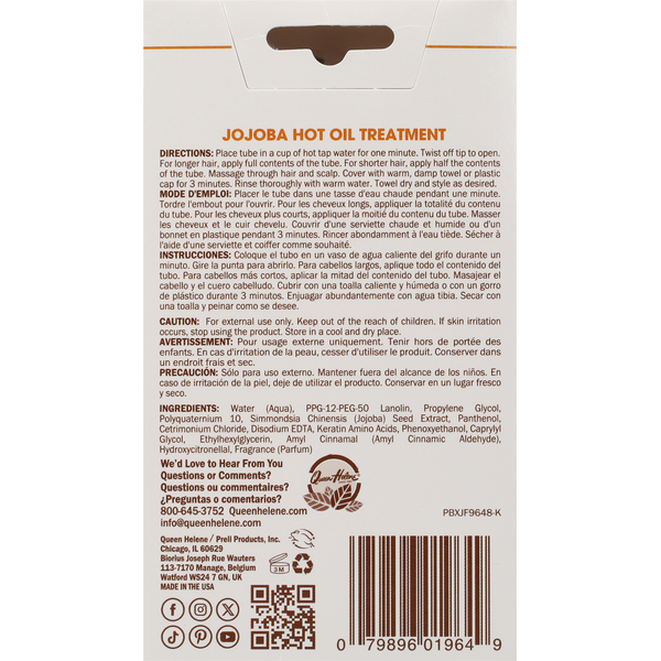 Queen Helene Jojoba Hot Oil Treatment