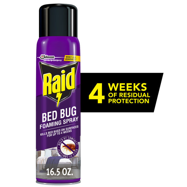 Raid® Bed Bug Killer Insecticide Foaming Aerosol Spray