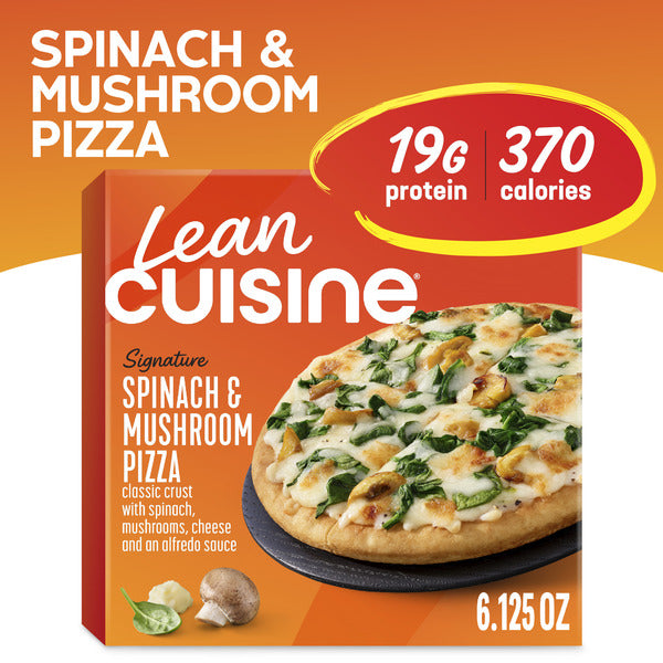 Lean Cuisine Protein Kick Spinach & Mushroom Pizza