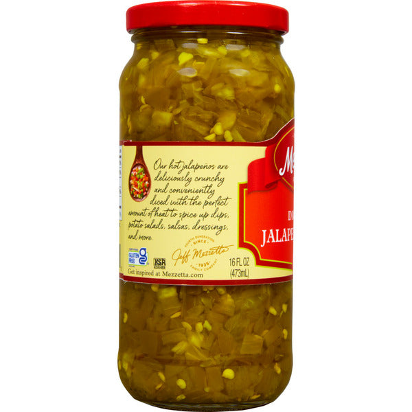 Mezzetta Diced Hot Jalapeño Peppers