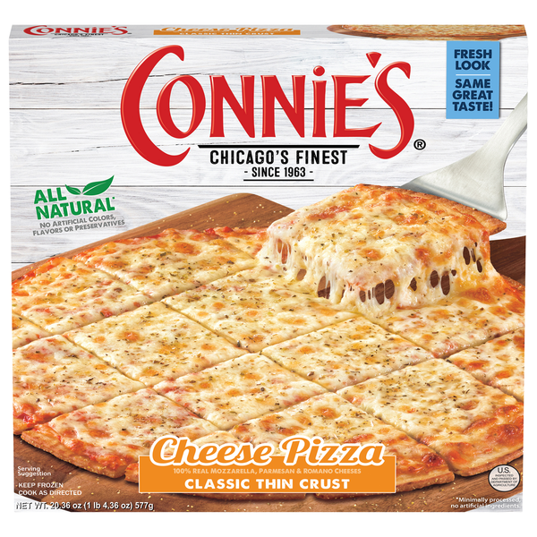 Connie's Pizza Pizza, Classic Thin Crust, Cheese