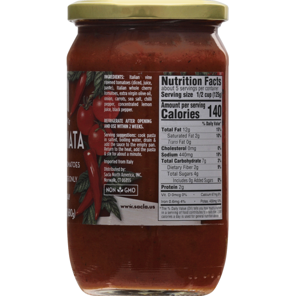 Saclà Pasta Sauce, Arrabbiata