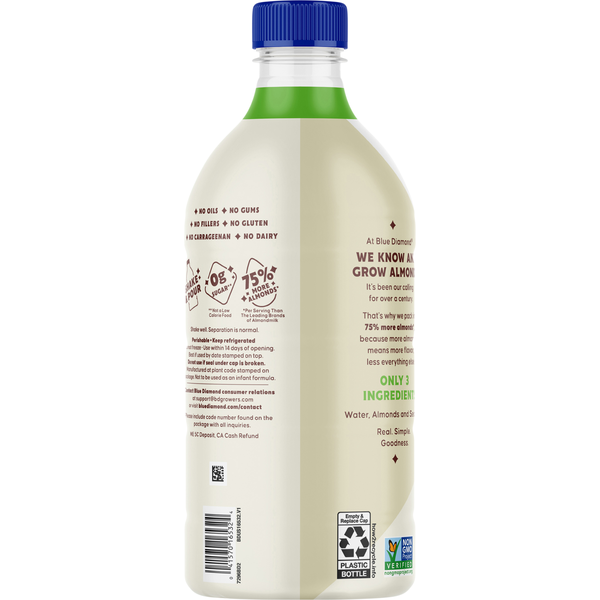 Blue Diamond Unsweetened Simple Almondmilk