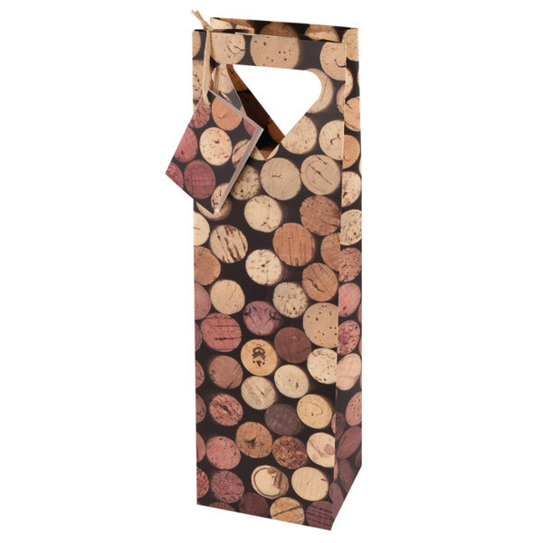 Cakewalk (Bags) 1-Bottle Corks Wine Bag