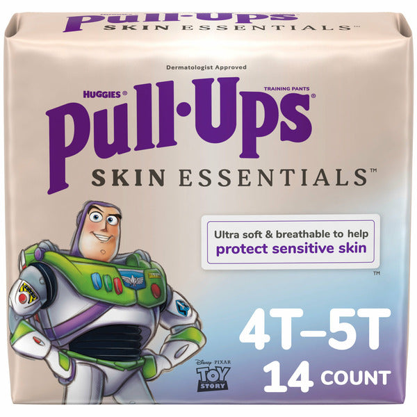 Pull-Ups Boys' Skin Essentials Potty Training Pants, 4T-5T (38-50 lbs), 14 Count