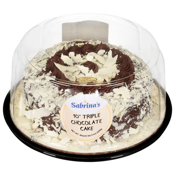 Sabrina's Cake, Triple Chocolate, 10 Inch