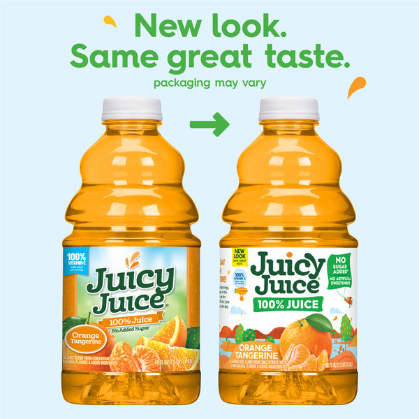 Juicy Juice 100% Juice, Orange Tangerine, 48 FL OZ Bottle