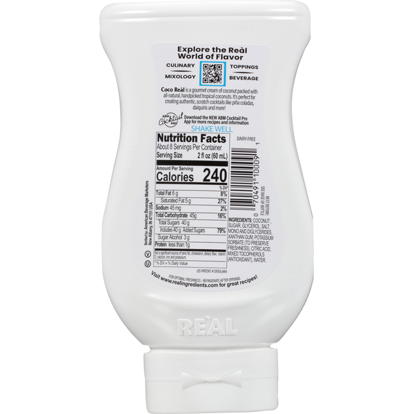 Coco Reàl Gourmet Cream of Coconut