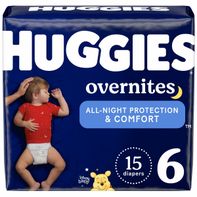 Huggies Overnites Nighttime Baby Diapers Size 6️