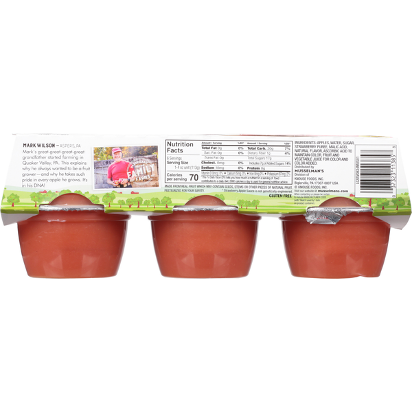 Musselman's Apple Sauce, Strawberry