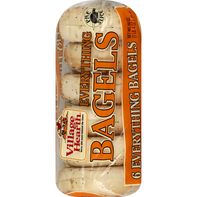 Village Hearth Bagels, Pre Sliced, Everything️