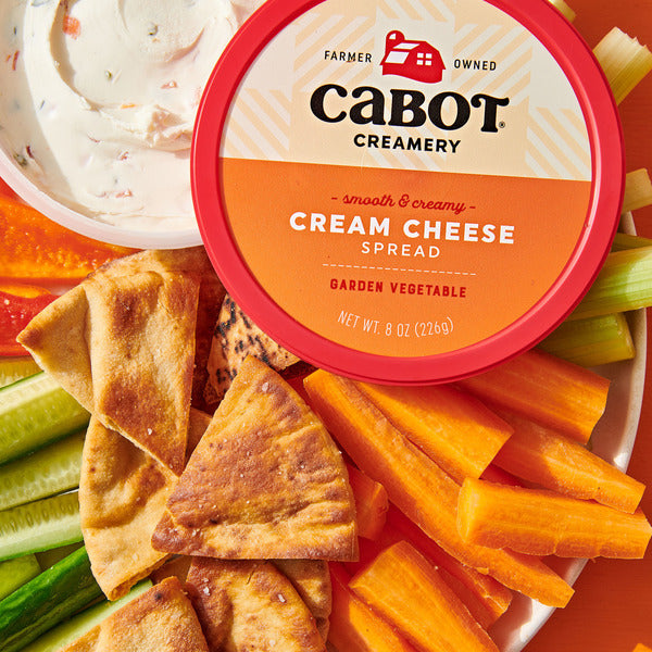 Cabot Garden Vegetable Cream Cheese, 8 oz