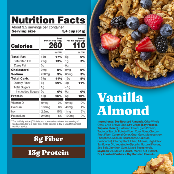 Catalina Crunch Granola, Protein, Vanilla Almond