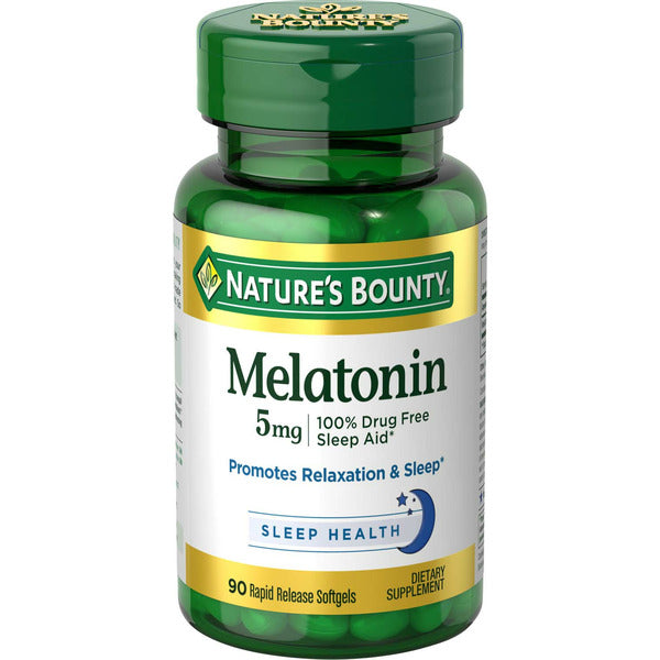 Nature's Bounty Melatonin Rapid Release Softgels
