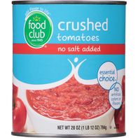 Food Club Tomatoes, Crushed, No Salt Added️