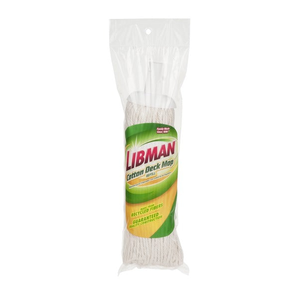 Libman Mop Refill, Cotton Deck