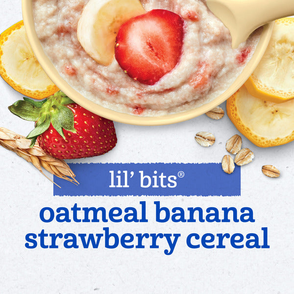 Gerber Stage 3 Baby Food Oatmeal Banana Strawberry Cereal Baby Oatmeal Cereal