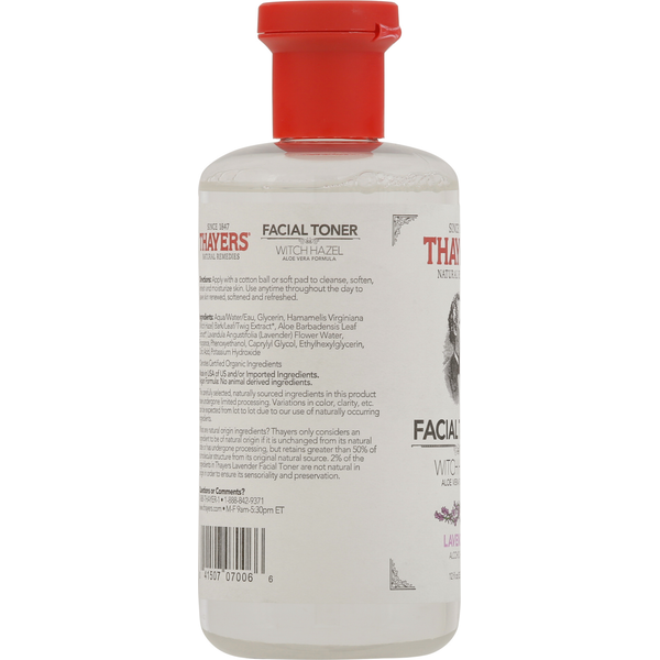 Thayers Facial Toner, Alcohol-Free, Lavender, Witch Hazel