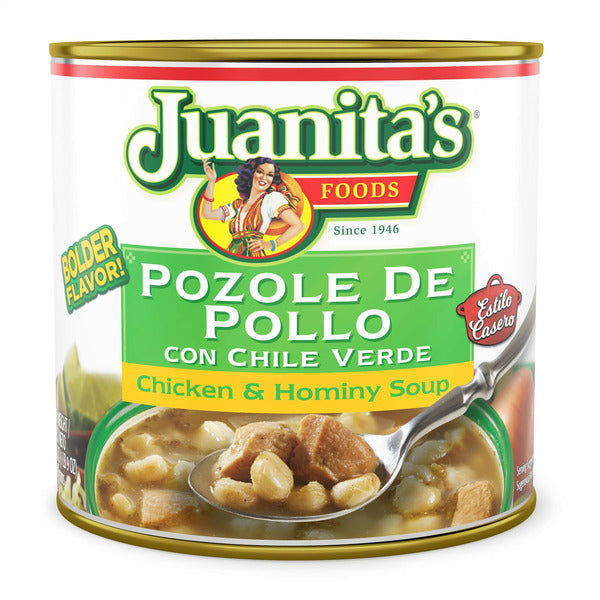 Juanita's Foods Chicken Pozole with Green Chile Soup