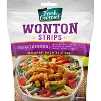 Fresh Gourmet Wonton Strips, Garlic Ginger️
